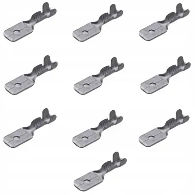 Set Od 10 Izoliranih Muških Konektora 6.3X0.8 Mm – Sigurno Spajanje Žica | Izolacijski Materijal
