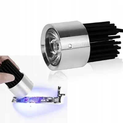 UV Lampa Za Učvršćivanje Lemne Maske – USB 5V, Ljubičasta LED, 5,9X3,9 Cm, Kabel 180 Cm