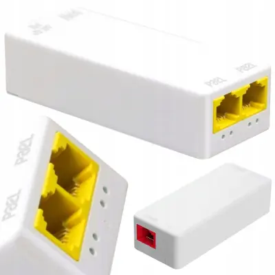 POE012-S Repeater – POE Pojačalo S 2X RJ45, 10/100 Mbps, Do 250 M, 44–57 V, IEEE802.3Af/At, Kompaktan | CE FCC Rohs
