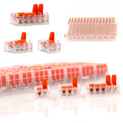 Set Brzih Spojnica 75 Kom – Višenamjenski, Izdržljiv Materijal, Organizator Kutija | 0,14-4 Mm2, 250V, 32A