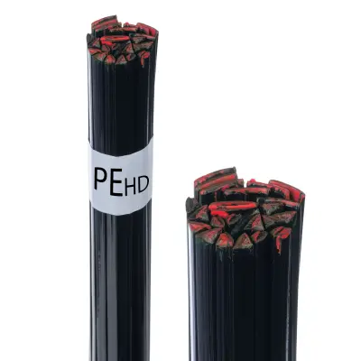 Lemni Materijal Za Varjenje Plastike PEHD Crni 50 G – Žica 42 Cm, Oblik Mješavine, Temperatura Taljenja 260-310 °C