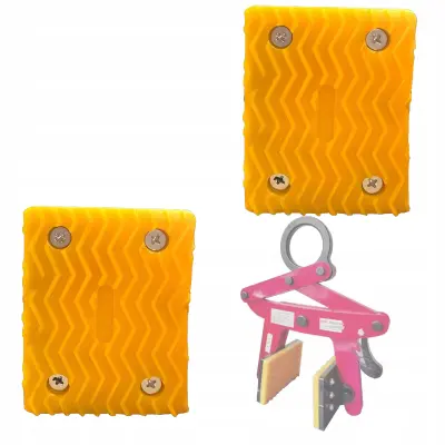Rodclamp Grippads Duo – Protuklizne Ploče Za Stolni Škripac Za Polaganje Kocke | Set 2 Kom, 105×83 Mm, Guma