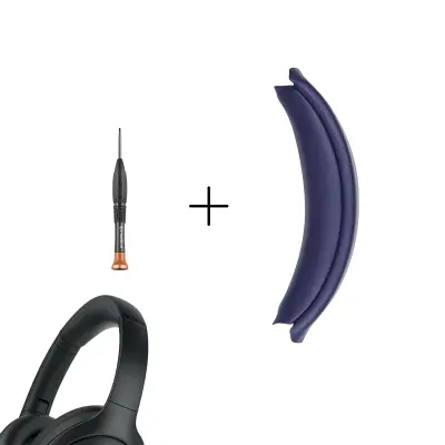 Zamjenska traka za glavu od protein kože i memorijske pjene za Sony Blue