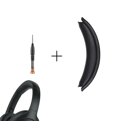 Zamjenska traka za glavu od protein kože i memorijske pjene za Sony Black