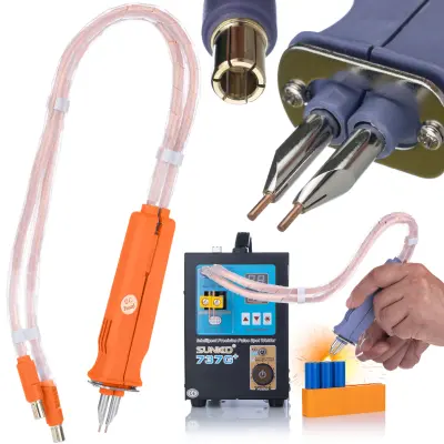 70BN Drška Za Zavarivanje – Podesiva Razdaljina 2-7 Mm, Kabel 16 Mm², Vrh 15X7 Mm | Zamjenski Dio Za Aparat Za Zavarivanje Sunkko 709A–737G+