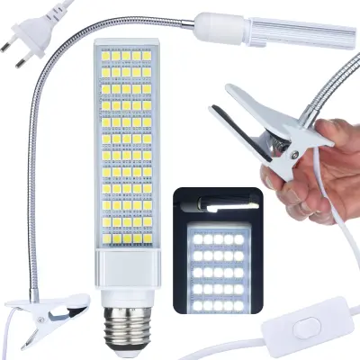 Mikroskopska Svjetiljka – 60 LED, Gibljiva Vratna Ruka 46 cm | Aluminij, 20 W, Kabel 120 cm