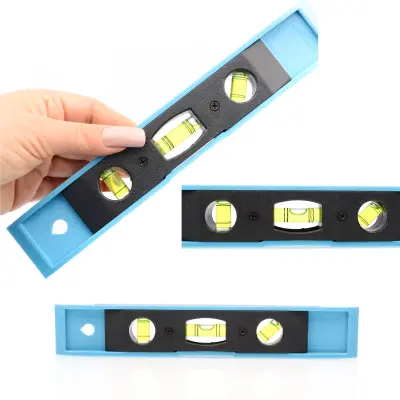 Libele 240 Mm – Mjerilo S I-Profilom, Magnetom, Preciznost 0.00050" | Plave Libele, V-Urez Za Cijevi