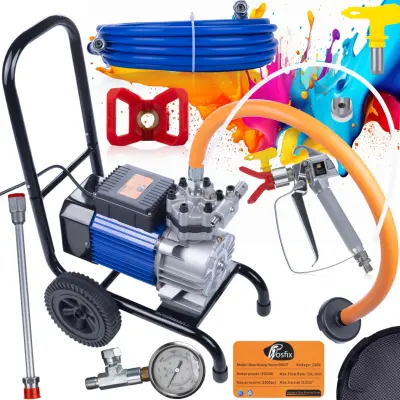 Strong Storm SS07 Airless Uređaj za Prskanje – Bezzračni, 3500 W, 22 MPa, 18 L/min | Priključak 1/4" 29,5 kg