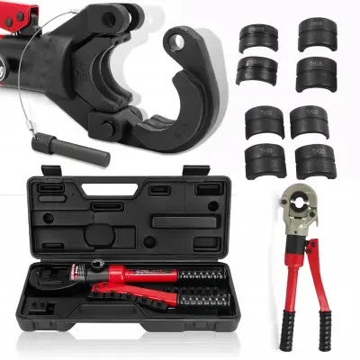 Hidraulična Kliješta Za Prešanje PEX Cijevi – S Mlaznicama TH16-32, Hod Klipa 14 Mm | Set S Torbe