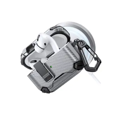 Zaštitna futrola PC+TPU s 360° stalkom za AirPods Pro 3