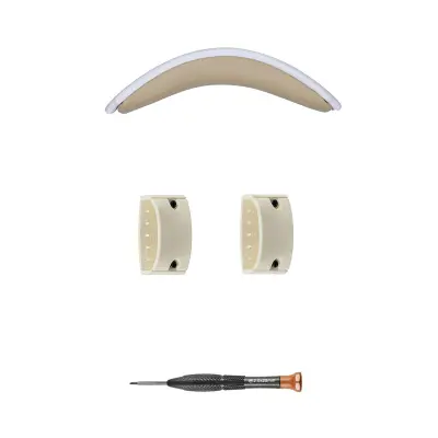 Zamjenski jastučić trake za BOSE QC25, proteinska koža i memory pjena Beige