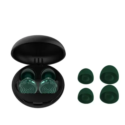 Podesivi silikonski čepovi za uši 3 razine, 25-28dB Green