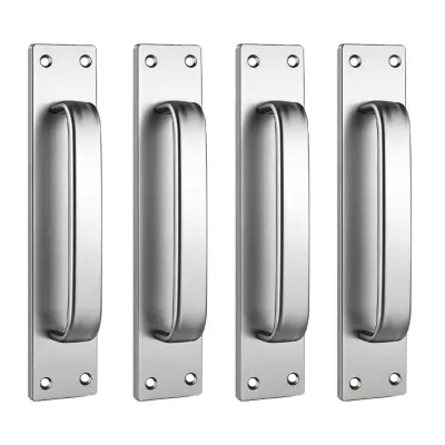 4-kom set aluminijskih ručki za ormariće — ljepljive ili s vijcima Silver