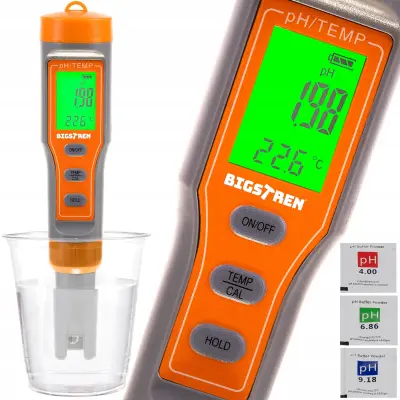 Tester pH kvalitete vode 4u1 LCD termometar ATC