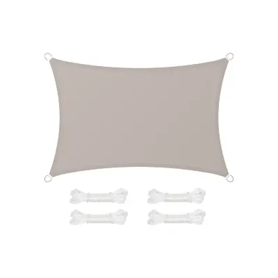 Sjenilo za sunce 200x300 cm, taupe