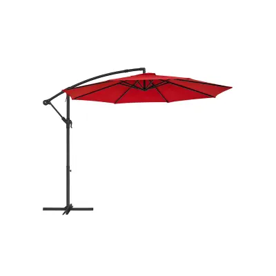 Suncobran konzolni 300x245 cm Crveni