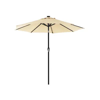 Vrtni suncobran 270 cm bež