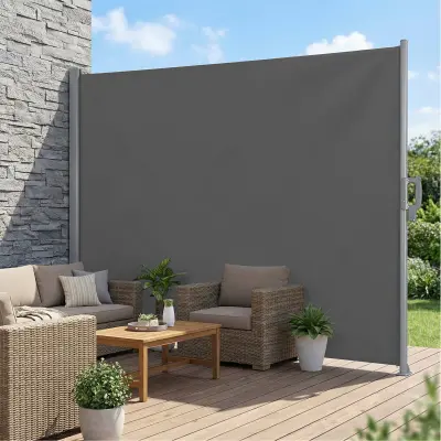 Bočni tende 180x400 cm Siva