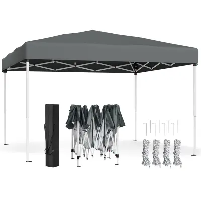 Paviljon 3x3x2,6 m tamnosivi