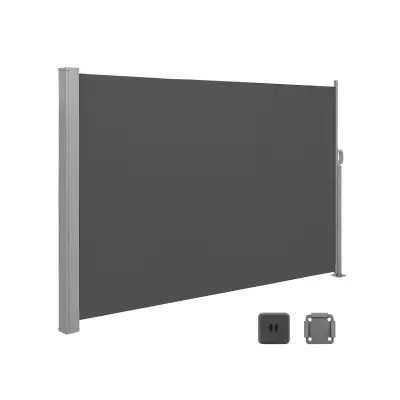 Bočni tende 160x450 cm siva