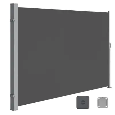 Bočni tende 200x350 cm Siva