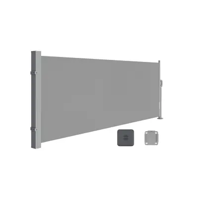 Bočni tende 140x300 cm siva