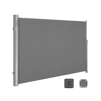 Bočni tende 180x400 cm siva