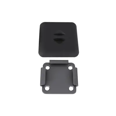 Nosač za tlo za stup tende 9.6x9.6x1.3 cm Sivi