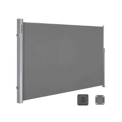 Bočni tende 200x350 cm siva