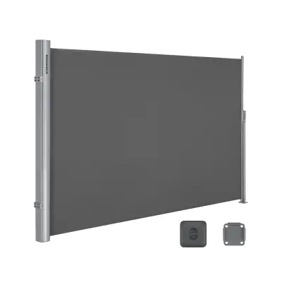 Bočni tend 160x400 cm Siva