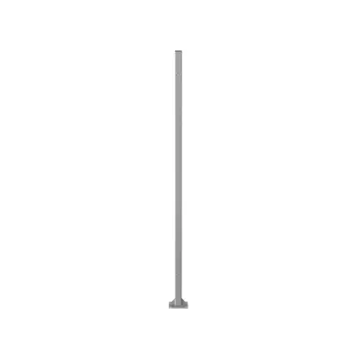 Stup za potporu tende 11,5x11,5x152 cm Sivi