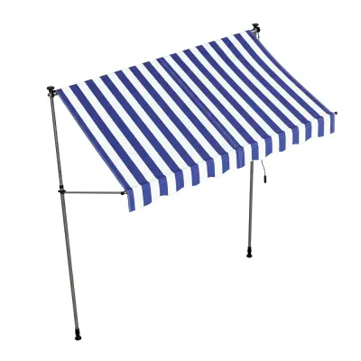 Tenda visine podesive 400x120 cm Plava