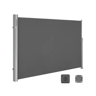 Bočni tende 200x350 cm siva