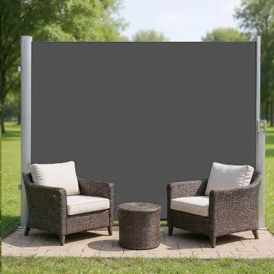 Bočni tende 200x350 cm Siva