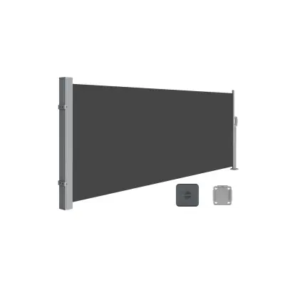 Bočni tende 140x300 cm siva