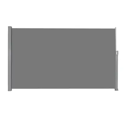 Bočni tend 200x400 cm sivi