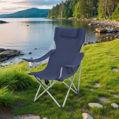 Kamp stolica 70x81x91 cm plava