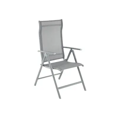 Vrtna stolica sklopiva 56x70x106 cm siva