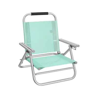 Stolica za plažu 57x59x71 cm Zelena