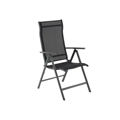 Vrtna stolica 56x70x106 cm Crna