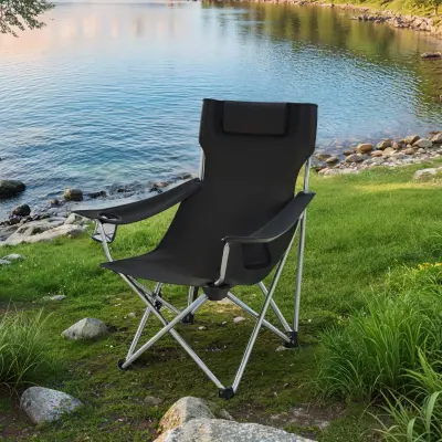 Kamp stolica 70x81x91 cm Crna