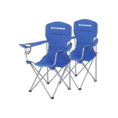 Set kamp stolica XL 76x51,5x95,5 cm plava