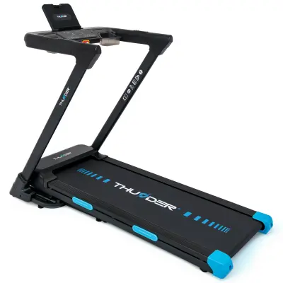 Traka za trčanje THUNDER ARVEN-S-BLACK – 2 KS, 1–15,9 km/h, 20 razina nagiba, Bluetooth