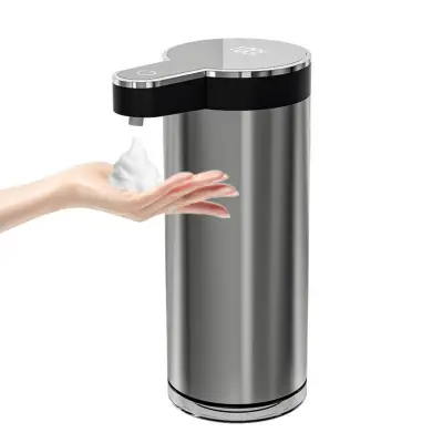 Bezdotični pjenasti dozator sapuna od nehrđajućeg čelika, 400ml USB