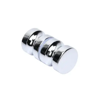 Dvostruka kvaka 304 inox za staklo 6-18mm, 6.2cm x 3cm x 3cm Silver