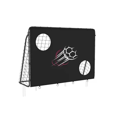 Nogometni gol za djecu 215x76x150 cm Crni