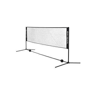 Badminton mreža podesive visine 400 cm crna
