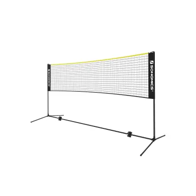 Mreža za badminton 400x103x155 cm Crna