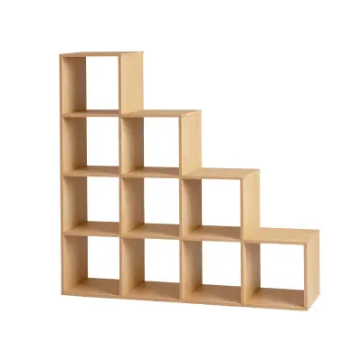 Knjigovod 10 pregrada 29x129.5x129.5 cm Bež