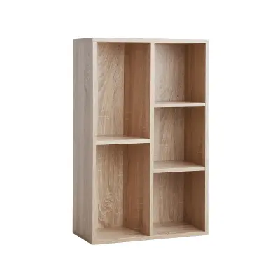 Knjigovodstveni regal 5 pregrada 50x80x24 cm Bijeli